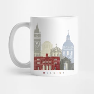 Messina skyline poster Mug